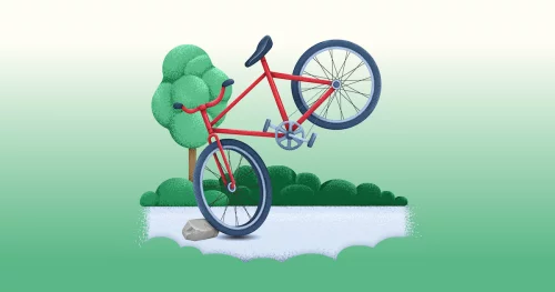 Caerse de la bicicleta